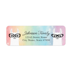 Llama Return Address Labels