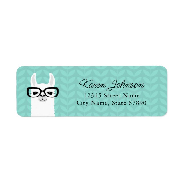 Llama Return Address Labels (Front)