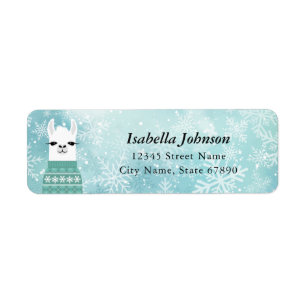 Llama Return Address Labels