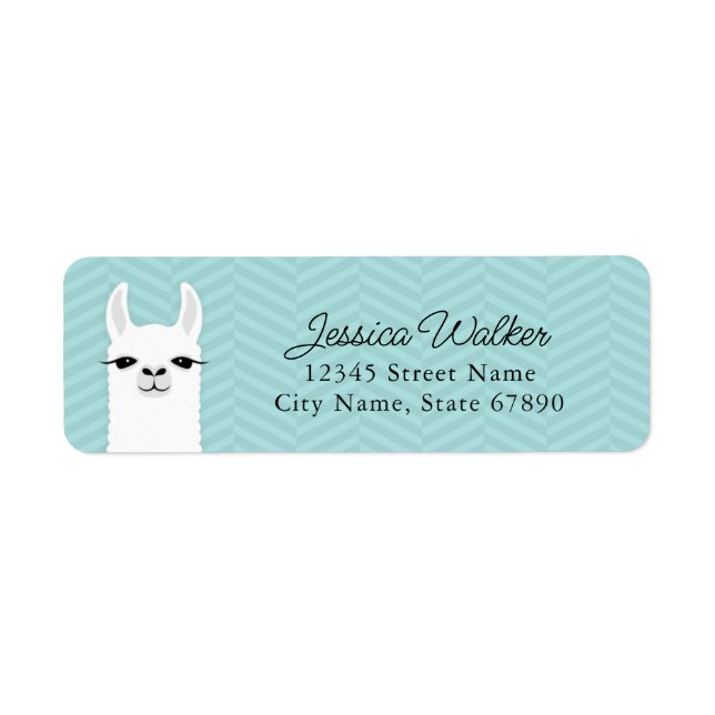 Llama Return Address Labels (Front)