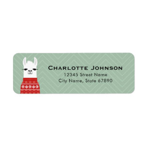 Llama Return Address Labels