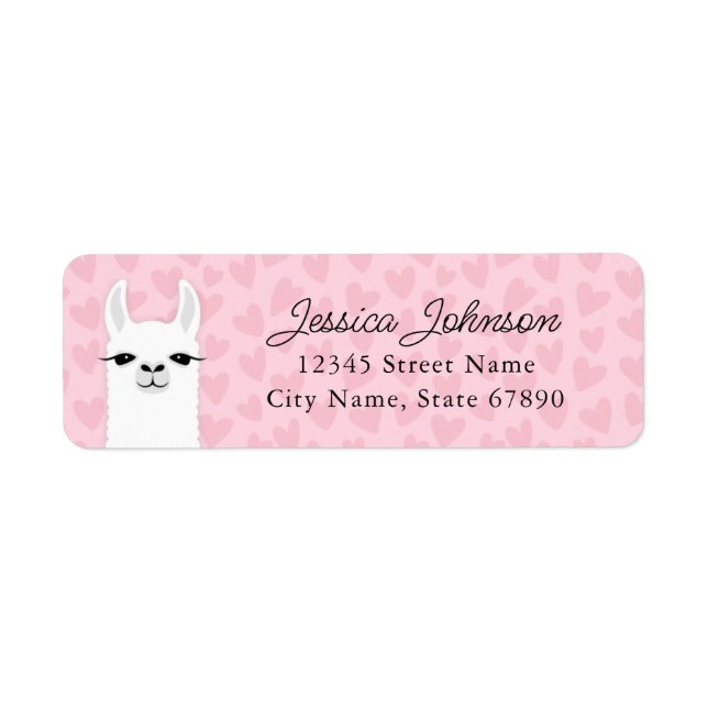 Llama Return Address Labels (Front)