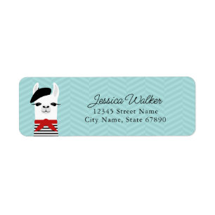 Llama Return Address Labels