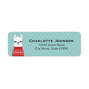 Llama Return Address Labels
