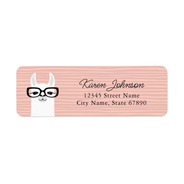 Llama Return Address Labels (Front)