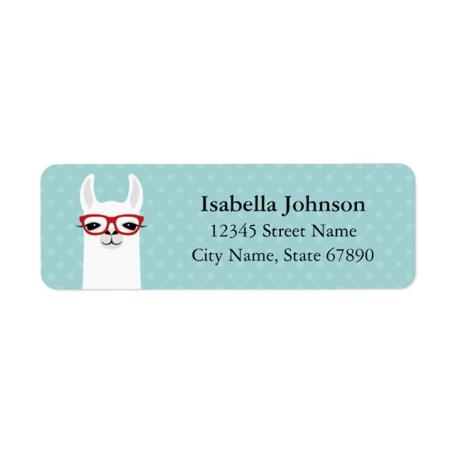 Llama Return Address Labels (Front)