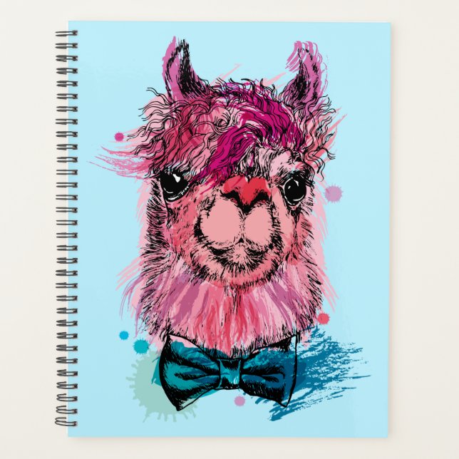 Llama rose mignonne (Devant)