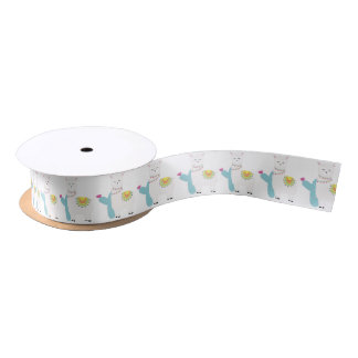 Llama Satin Ribbon