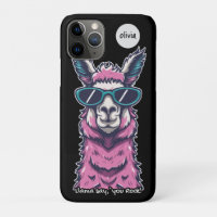 Llama say you Rock | Quirky pose in  sunglasses