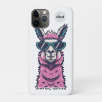 Llama say you Rock | Quirky pose in  sunglasses