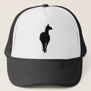 Llama Silhouette (front facing) Trucker Hat