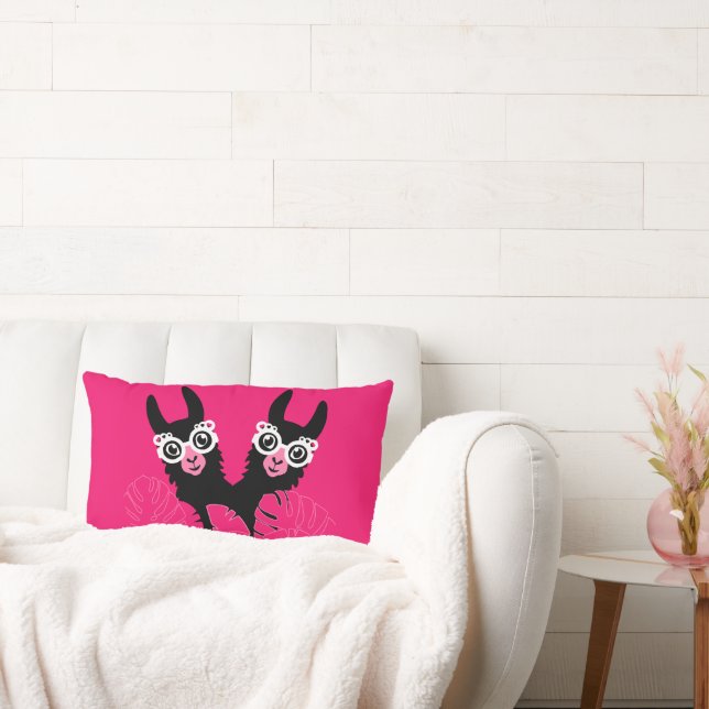 Llama Sisters Lumbar Pillow (Couch)