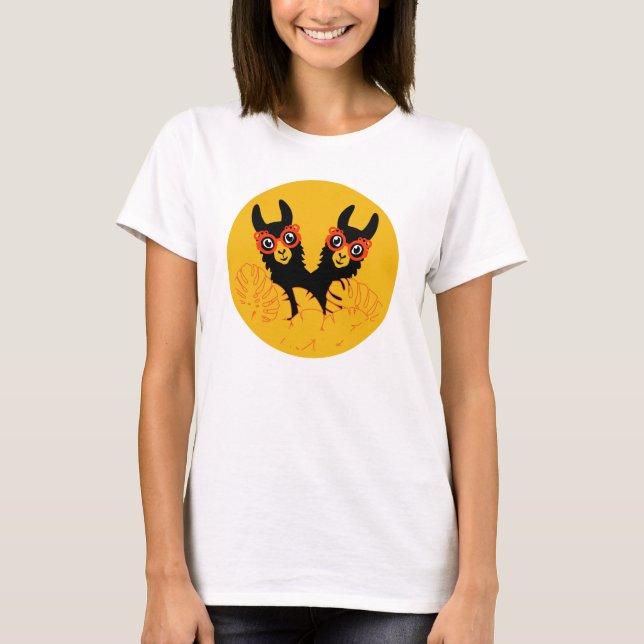 Llama Sisters T-Shirt (Front)