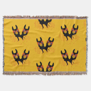 Llama Sisters Throw Blanket