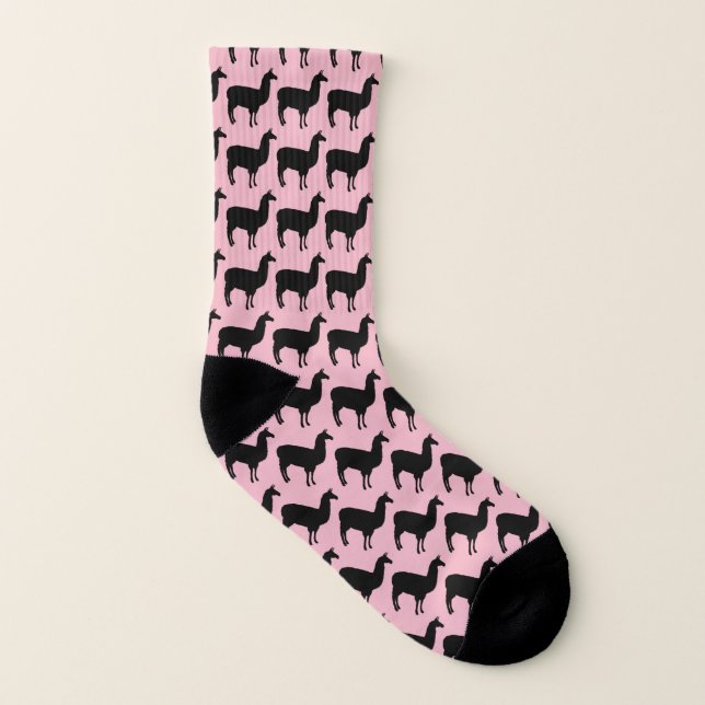 Llama Socks (Left Inside)