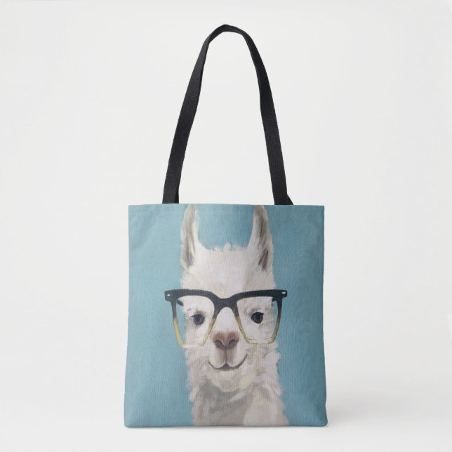 Llama Specs - Square Tote Bag (Front)