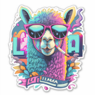 Llama Stickers for Journalling and Scrapbooking