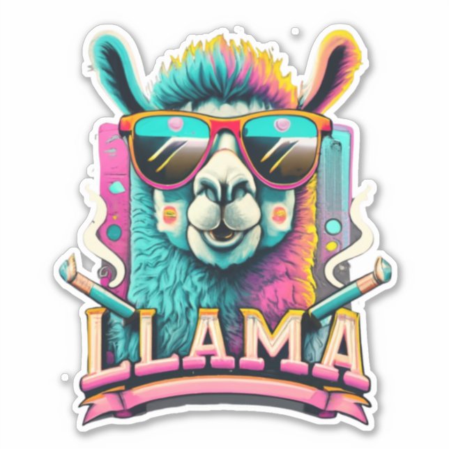 Llama Stickers Your Daily Dose of Cuteness (Front)