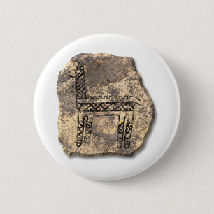 Llama-stone 2 Inch Round Button
