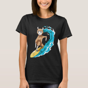 Llama Surfing Llama Surf Llama Surfboard Surfers T-Shirt