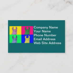 Llama Sweet Pea: The Colourful Matriarch Llama Business Card