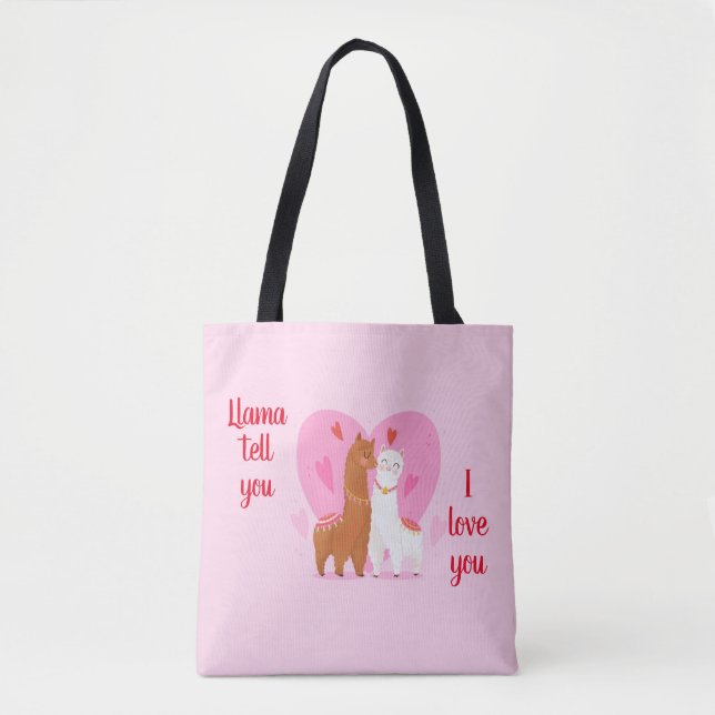 Llama Tell you   Tote Bag (Front)
