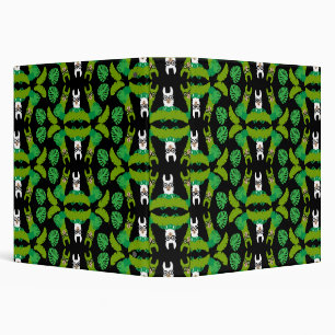 Llama Themed Print Binder