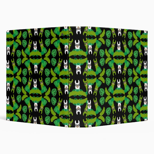 Llama Themed Print Binder (Background)