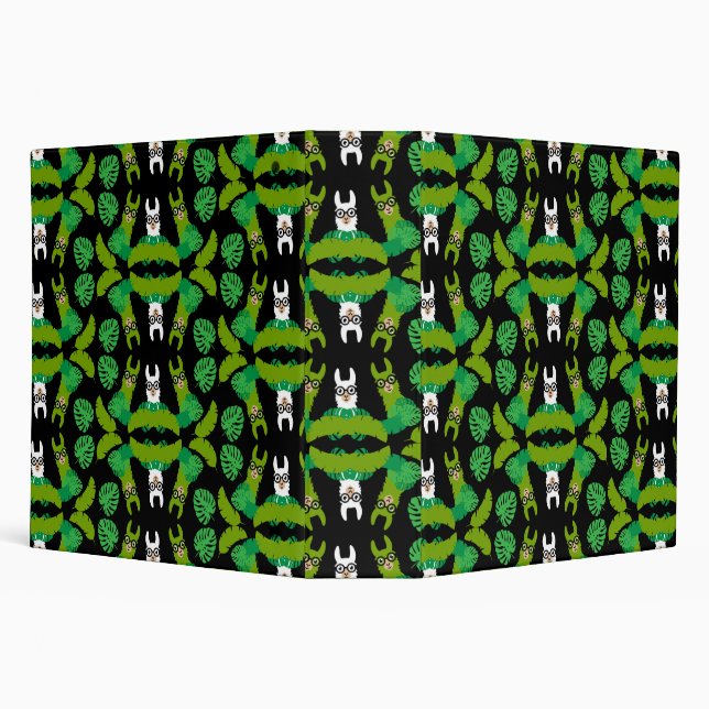 Llama Themed Print Binder (Background)