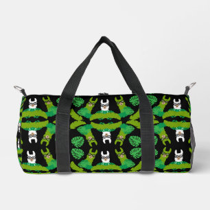 Llama Themed Print Duffle Bag