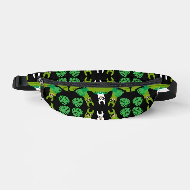Llama Themed Print Fanny Pack (Front)
