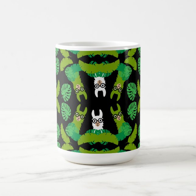 Llama Themed Print Magic Mug (Center)