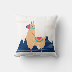 Llama Throw Pillow