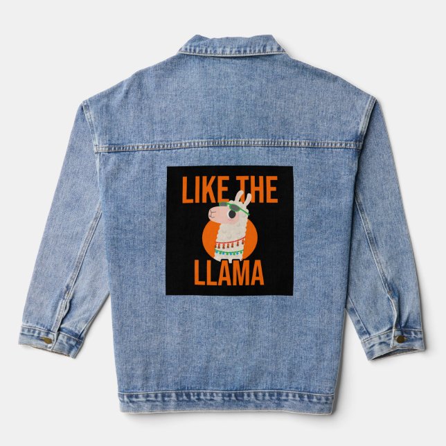 Llama Unicorn Lama tendances animaux dire cadeau (Verso)