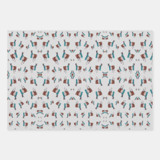 Llama Wrapping Paper Sheet
