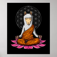 Llama Yoga Zen Alpaca Meditation Animal