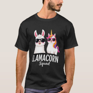 Llamacorn Squad Funny Unicorn Llama Squad Christma T-Shirt