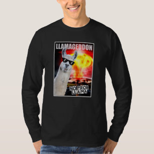 Llamageddon No Probllama Cute  Graphic T-Shirt
