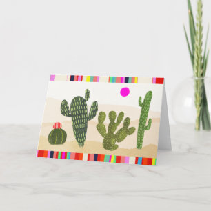 Llamarama Cactus Collection Card