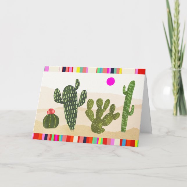 Llamarama Cactus Collection Card (Front)