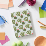 Llamarama Collection | Cute Cactus Pattern iPad Pro Cover<br><div class="desc">Enjoy this fresh creative cute cactus pattern on a product or wallart piece to enhance and add to the world around you. Artist: Victoria Borges</div>