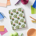 Llamarama Collection | Cute Cactus Pattern iPad Pro Cover<br><div class="desc">Enjoy this fresh creative cute cactus pattern on a product or wallart piece to enhance and add to the world around you. Artist: Victoria Borges</div>
