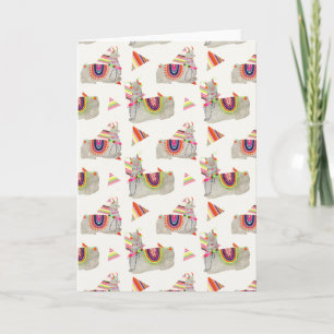 Llamarama Collection Pattern II Card