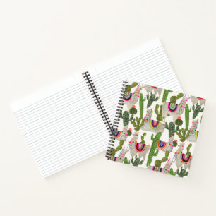 Llamarama Collection Pattern Notebook
