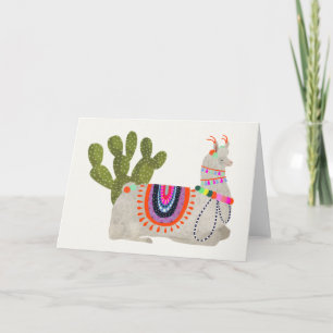 Llamarama Collection   Smiling Llamas Card
