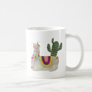 Llamarama Collection Smiling Llamas Coffee Mug