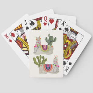 Llamarama Collection   Smiling Llamas Playing Cards