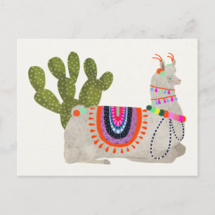 Llamarama Collection   Smiling Llamas Postcard