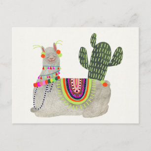 Llamarama Collection   Smiling Llamas Postcard