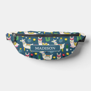 Llamas In Sunglasses Pattern Fanny Pack